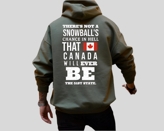 THERE’S NOT A SNOWBALL’S CHANCE IN HELL THAT CANADA WILL EVER BE THE 51ST STATE