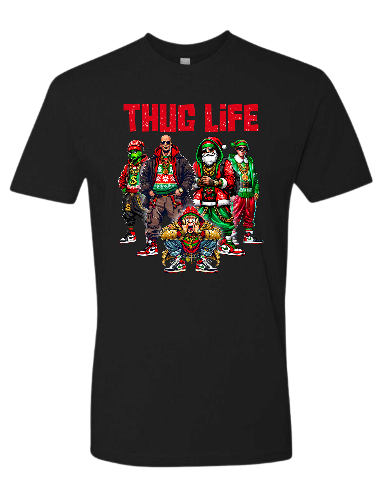THUG LIFE Christmas Movie Characters Santa Claus Friends