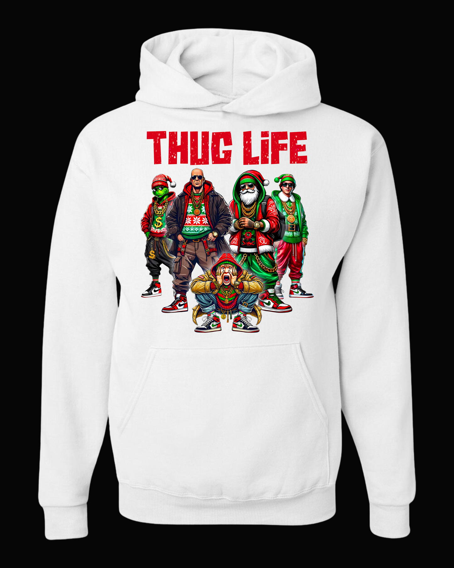 THUG LIFE Christmas Movie Characters Santa Claus Friends