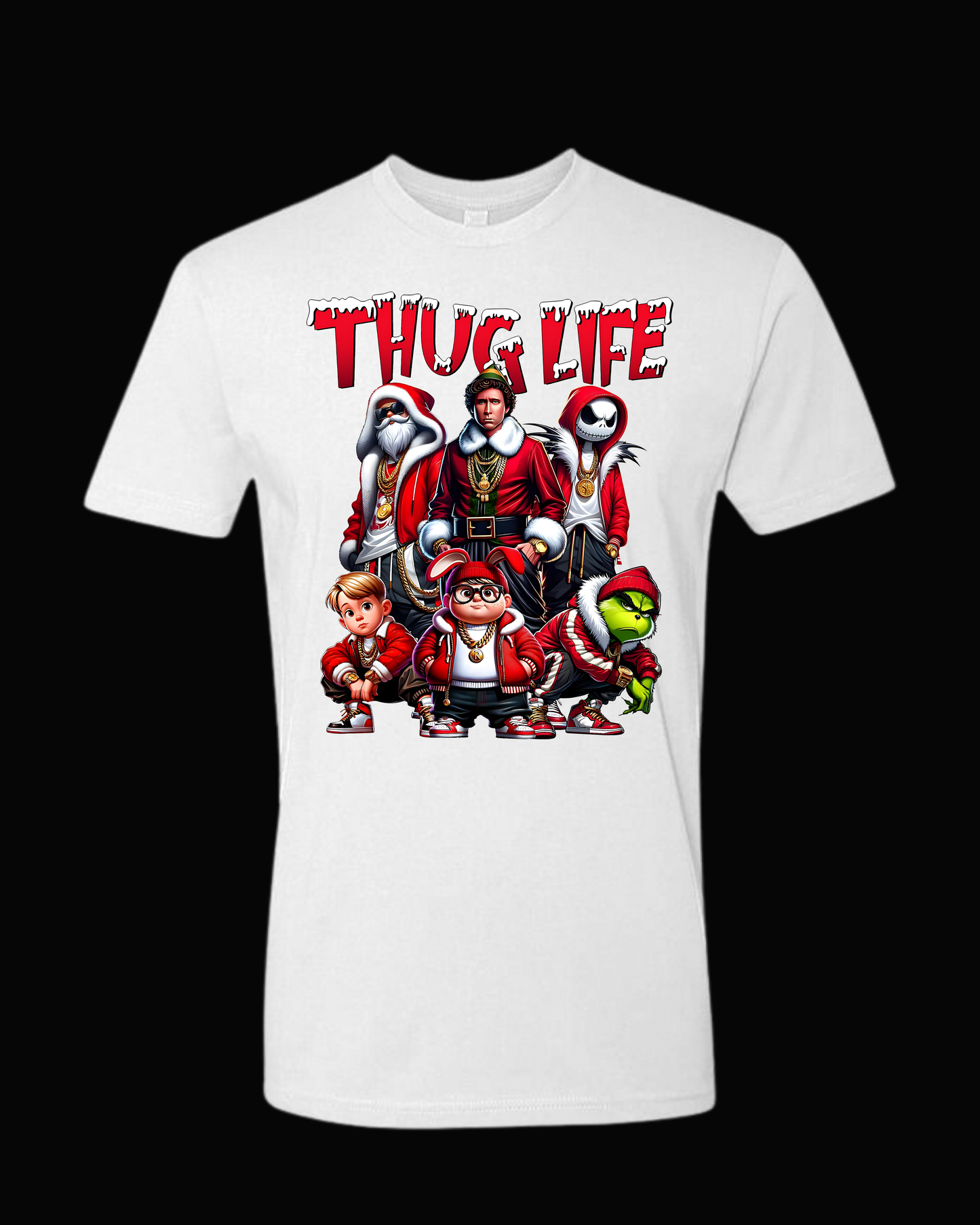 THUG LIFE Christmas Hoodie/SWEATER/TEES Character