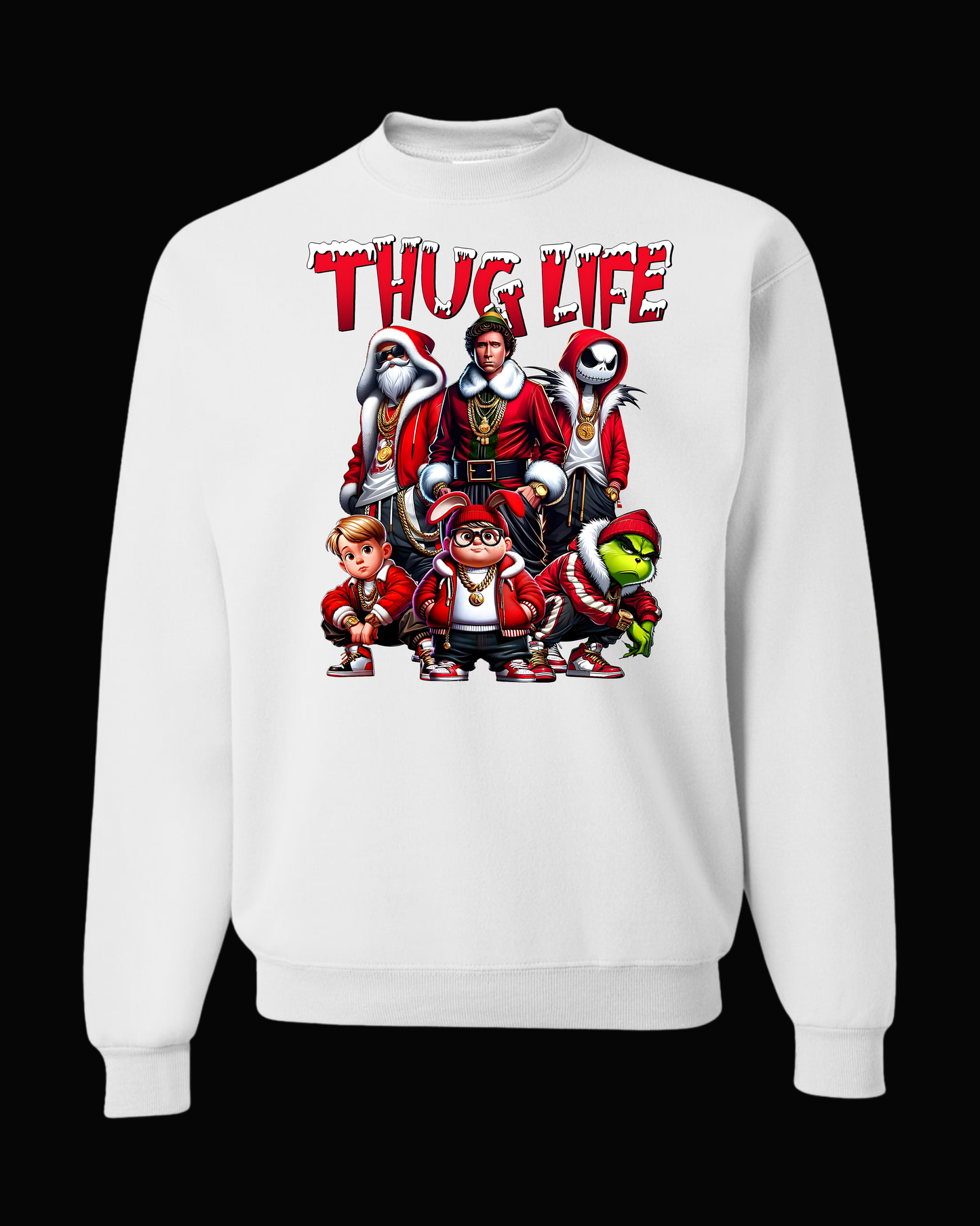 THUG LIFE Christmas Hoodie/SWEATER/TEES Character