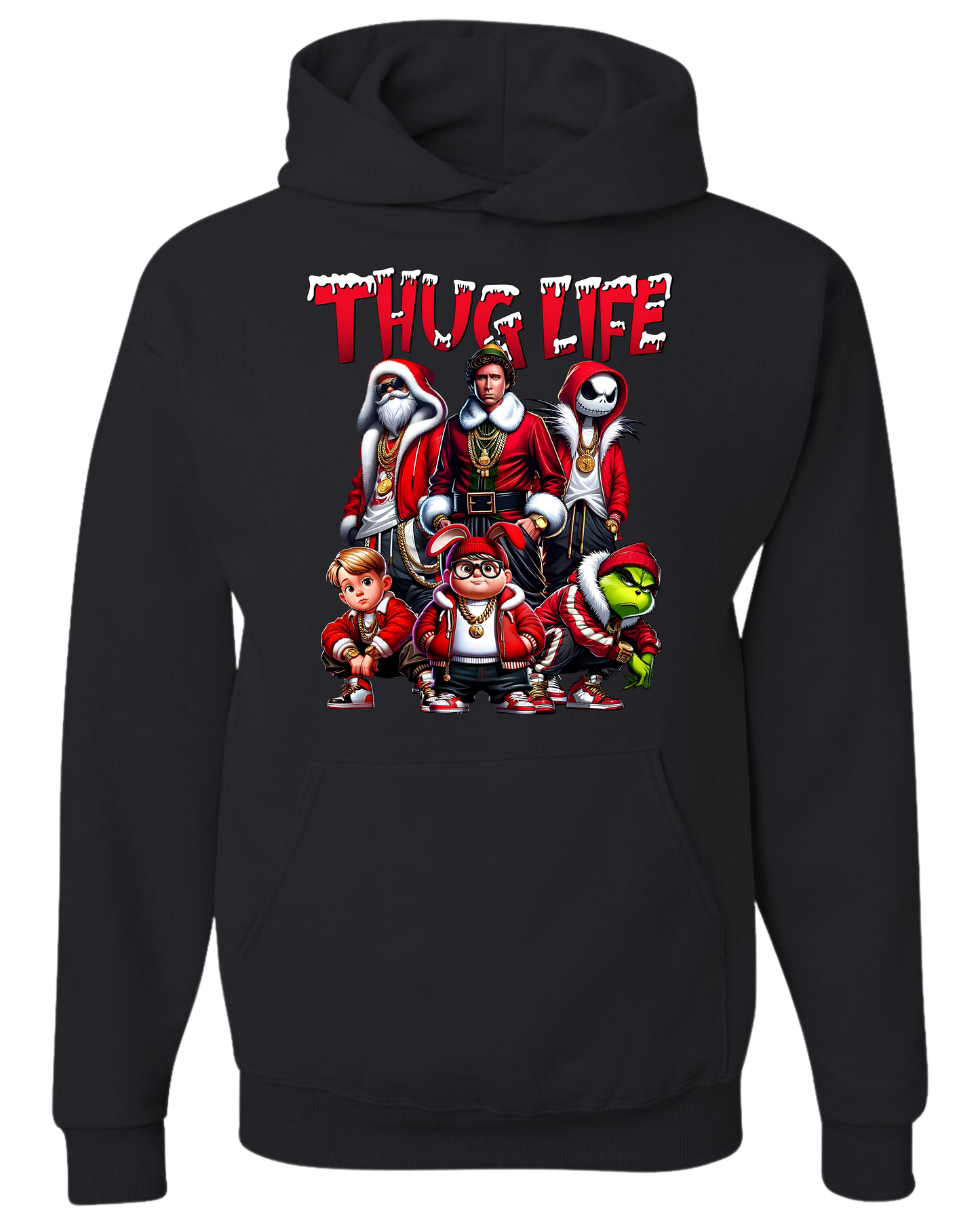 THUG LIFE Christmas Hoodie/SWEATER/TEES Character