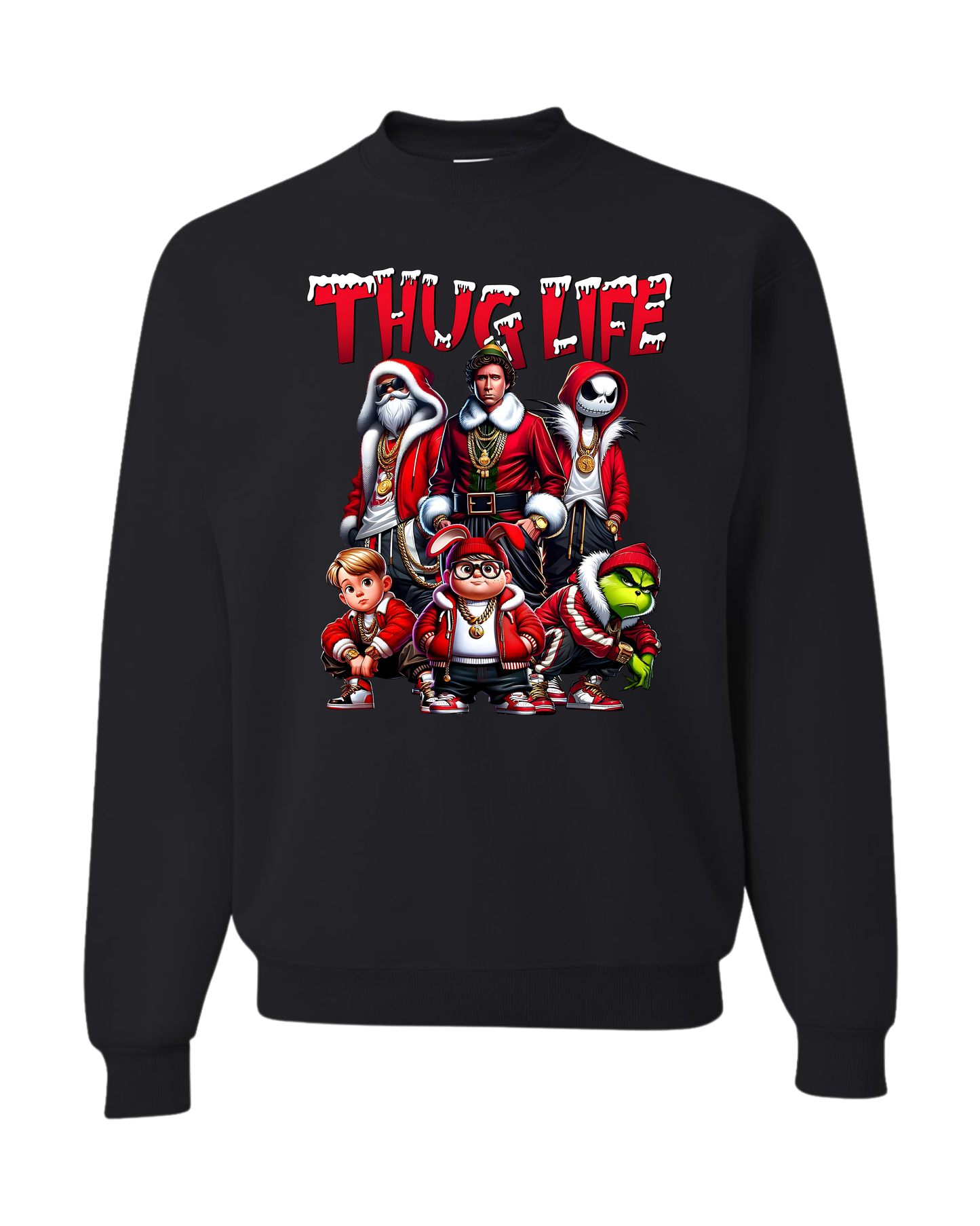 THUG LIFE Christmas Hoodie/SWEATER/TEES Character